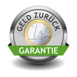 Button Geld zurück Garantie Button Geld zurück Garantie