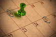Photo : image - planning agenda calendrier ou programme