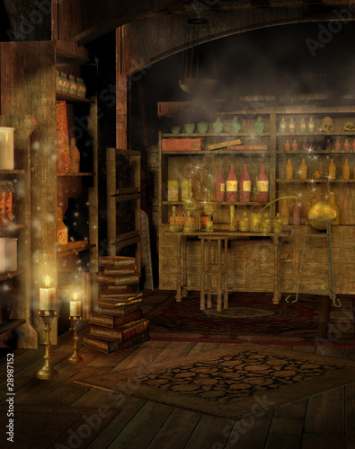 Illustration: Stare laboratorium Stare laboratorium
