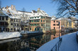 La neige à Strasbourg