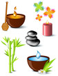 Set of spa treatment symbols Set of spa treatment symbols