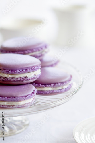 Foto: Lavender macarons Lavender macarons