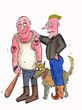 Illustration: nazi,rocker,schläger nazi,rocker,schläger