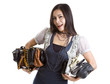 woman with many a purses