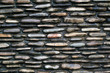 Wall of wet stones Wall of wet stones