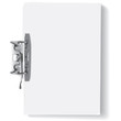 Vektor: Binder metal clip and stack of paper sheets(vector, CMYK) Binder metal clip and stack of paper sheets(vector, CMYK)
