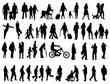 People silhouettes