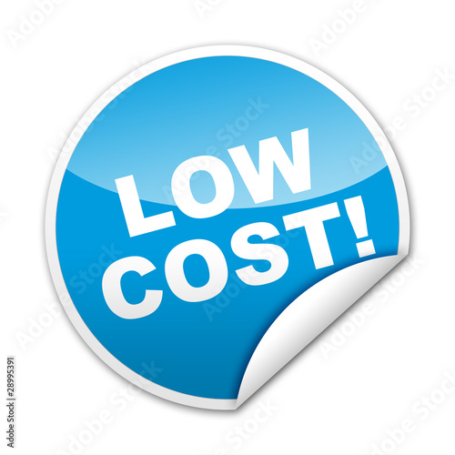 Illustration: Pegatina LOW COST con reborde Pegatina LOW COST con reborde