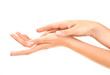 Foto: woman's hands with care cream woman's hands with care cream