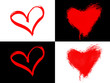 Painted Hearts Background Painted Hearts Background