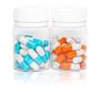 Pot of capsule pills Pot of capsule pills