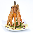 festive prawn plate festive prawn plate