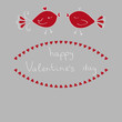 Happy Valentine's day. Greeting card Happy Valentine's day. Greeting card