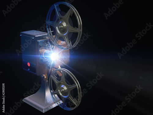 Illustration: Projector film shows Projector film shows