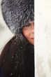girl fur hat