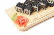 Traditional Asian food sushi