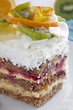 fruit cake sweet food