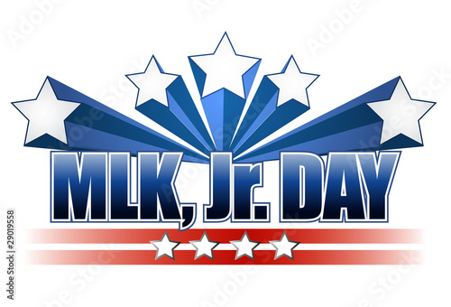 Illustration: Martin Luther King Jr. Day sign Martin Luther King Jr. Day sign