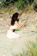 Beautiful girl at a beach Beautiful girl at a beach