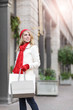 Photo: Caucasian woman shopping Caucasian woman shopping