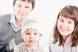 Portrait of a happy family..