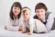 Portrait of a happy family..