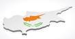 3D Cypriot Map (white background)