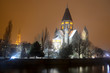 Temple Neuf à Metz de nuit