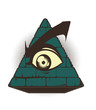 Pyramid eye logo