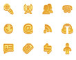 communication icon set