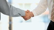 Businessmen shaking hands