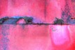 Rust-red background.