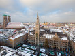 München Christkindlmarkt mit Frauenkirche