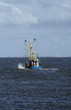 Fischkutter auf der Nordsee vor Cuxhaven