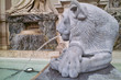 Lion in the Rome's Grand Moses Fountain Lion in the Rome's Grand Moses Fountain
