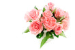 Pink roses bouquet