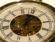 Gentleman’s watch, with exposed mechanism.