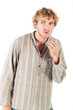 Blonde young man