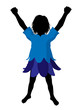 Boy Fairy Silhouette Illustration Boy Fairy Silhouette Illustration