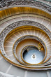 Alone On the Vatican Spiral Walkway