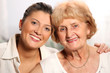 Grandma and grandaughter