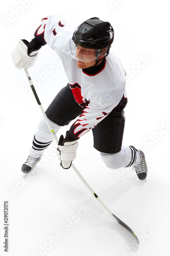 Photo: Playing ice hockey Playing ice hockey