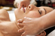 Foto: woman having a massage woman having a massage