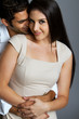 Sexy ethnic couple in love