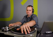 Dj playing
