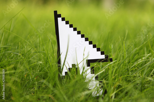 Photo: Mouse cursor or pointer, internet concept Mouse cursor or pointer, internet concept