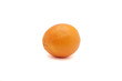 Orange on white background