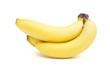 bananas on white background