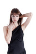 Photo en ligne au meilleur prix Expressive woman in elegant dress