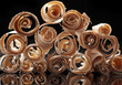Wood chips and sawdust texture